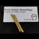 Golden-Braids, vergoldete Braiddochte