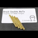 Golden-Braids, vergoldete Braiddochte Brunhilde DL (4 Dochte)