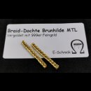 Golden-Braids, vergoldete Braiddochte Brunhilde DL (4 Dochte)